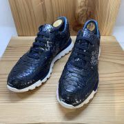 Men’s Snakeskin Custom Running Shoes Black