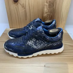 Men’s Snakeskin Custom Running Shoes Black image 2