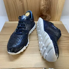 Men’s Snakeskin Custom Running Shoes Black image 3