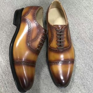 Goodyear Welted Wholecut Oxford Cow Leather