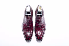Genuine Crocodile Lace Up Oxford Shoe BMBAS12013 image 1