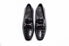 Men’s Crocodile Drive Slip On Loafers BMBAS12014 image 1
