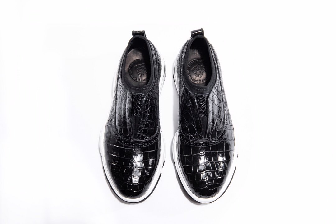 Crocodile Fashion Outdoor Sock Vamp Running Shoes BMBAS12015