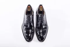 Men’s Genuine Crocodile Leather Lace Up Shoes BMBAS12023 image 1