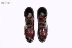 Genuine Crocodile High-Top Formal Boots BMBAS12029 image 1