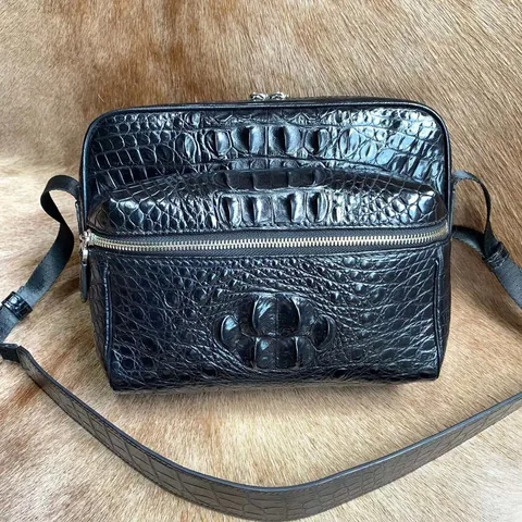 Business Crocodile Bag Men Shoulder Bag XMBAB12017