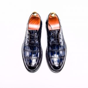 Men's Dress Shoes Crocodile Leather Formal Business Shoes
