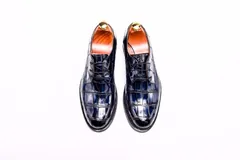 Men’s Dress Shoes Crocodile Leather Formal Business Shoes BMBAS12041 image 1