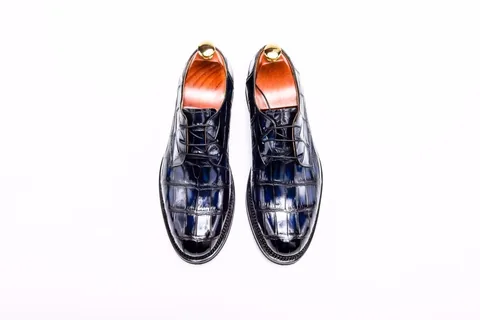 Men’s Dress Shoes Crocodile Leather Formal Business Shoes BMBAS12041