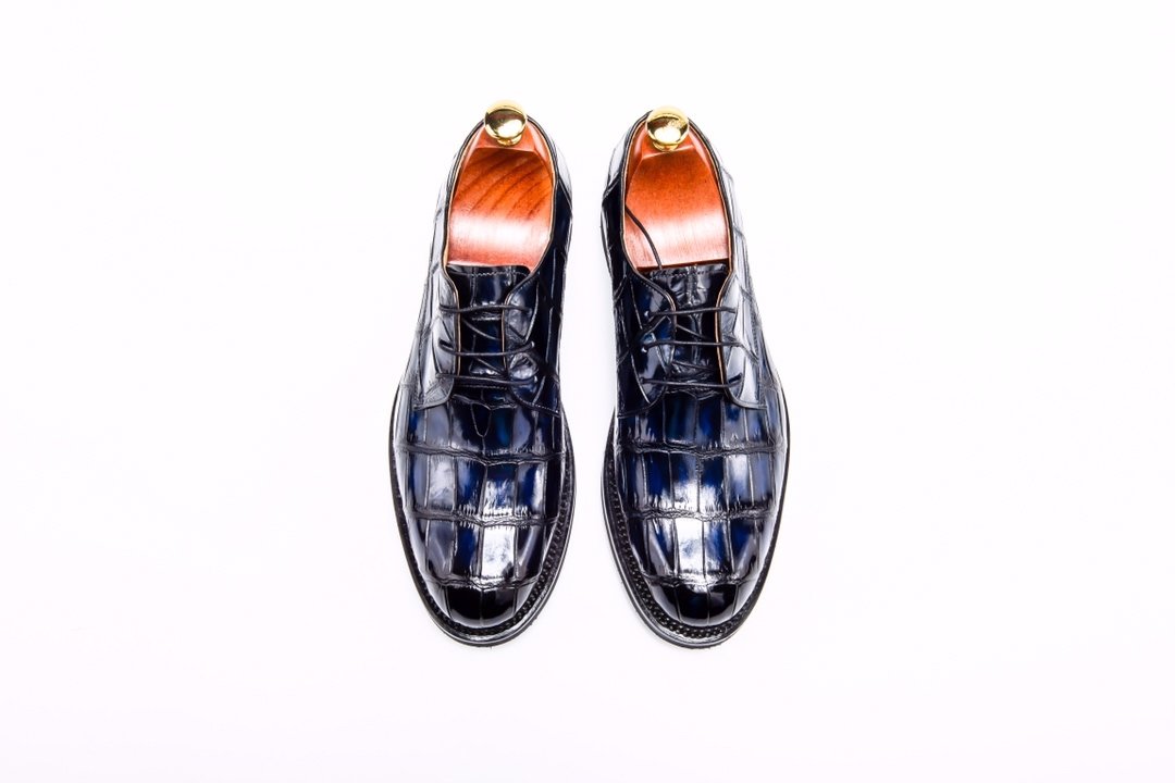 Men’s Dress Shoes Crocodile Leather Formal Business Shoes BMBAS12041