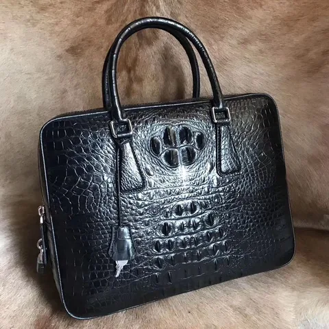 Men’s Crocodile Pattern Satchel Bag XMBAB12028