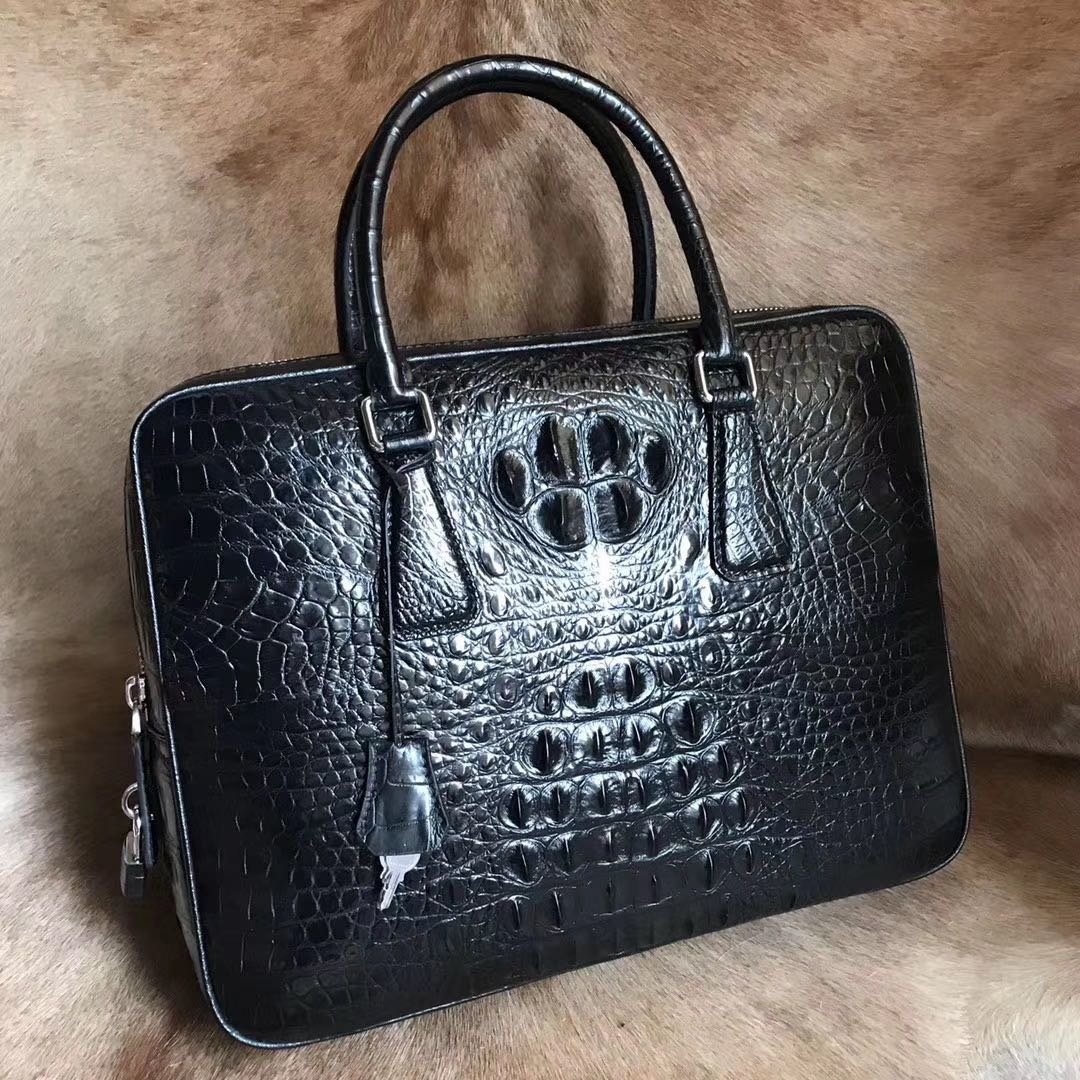 Men’s Crocodile Pattern Satchel Bag XMBAB12028