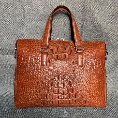 Fashion Customized Crocodile Mens Bag XMBAB12006