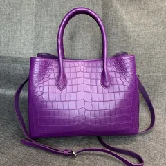 Alligator Leather Tote Handle Bag XFPAB12041 image 1