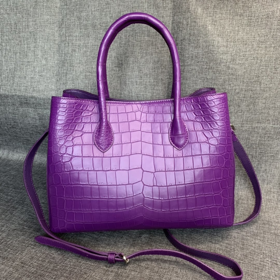 Alligator Leather Tote Handle Bag XFPAB12041