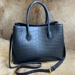 Women Alligator Tote Bag Shoulder Bag XFBAB12042 image 1