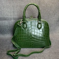 Alligator Double Handle Shell Bag Tote Bag XFGAB12045 image 1