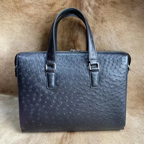 Messenger Ostrich Bags Office Briefcase XMBOB12008