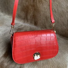 Luxurious Textured Alligator Leather Hand Bag XFRAB12053 image 1