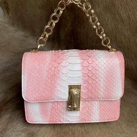Python Skin Handbag China Manufacturer XFPPB12057