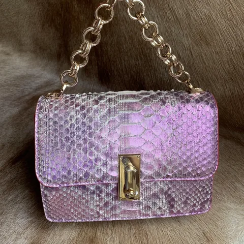 Fashion Python Skin Clutch Wallet Sling Bag XFPPB12058