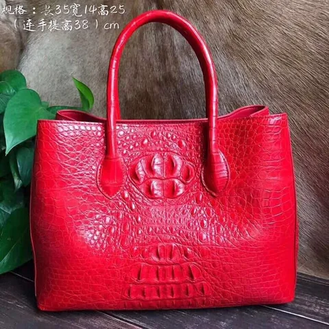 Top Handle Crocodile Handbag XFCAB12059