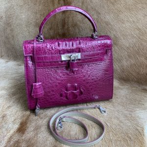 Women Luxury Genuine Crocodile Handbag