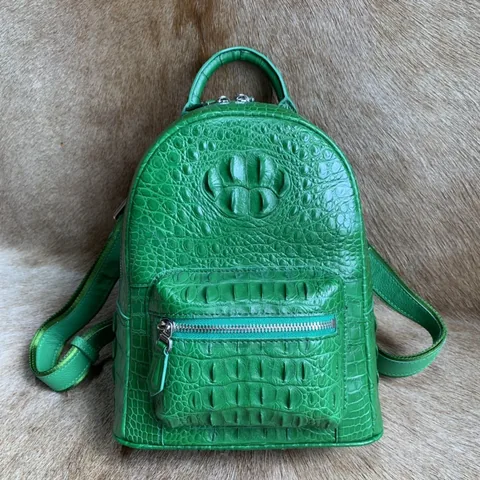 Women’s Crocodile Shoulder Bag Casual Backpack XFGAB12074