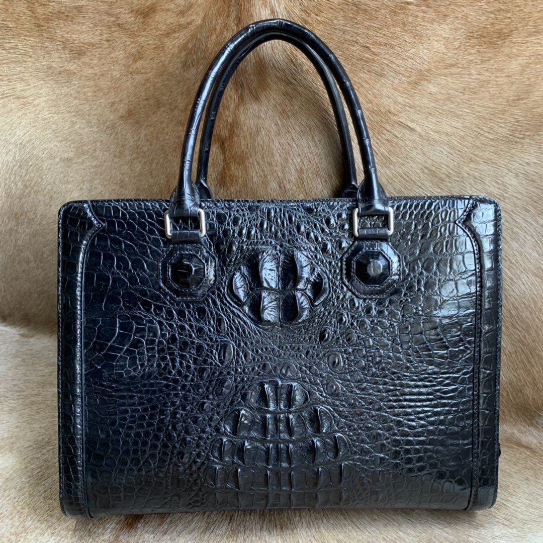 Crocodile Skin Document Bag XMBAB12080