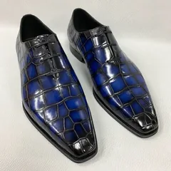 Glossy Alligator Pattern Oxfords Dress Shoes XMBAS12088 image 1