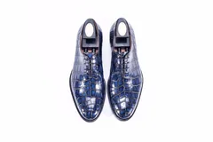 Alligator Skin Classic Oxford Dress Shoes For Men BMBAS12002 image 1