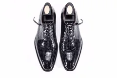 Wholesale Men Business Genuine Alligator Shoes BMBAS12007 image 1