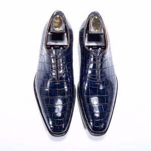 Leisure Fashion Business Alligator Pattern Leather Shoes