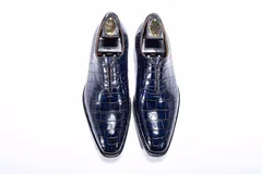 Leisure Fashion Business Alligator Pattern Leather Shoes BMBAS12008 image 1