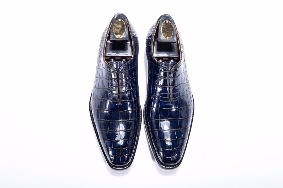 Leisure Fashion Business Alligator Pattern Leather Shoes BMBAS12008