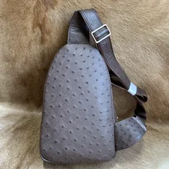 Men Ostrich Leather Chest Pack Bag XMBOB12011 image 4