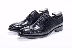 Liberty Exotic Men’s Crocodile Dress Shoes BMBAS12011 image 2