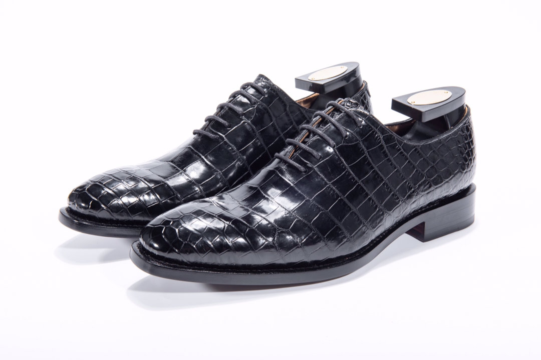 Liberty Exotic Men’s Crocodile Dress Shoes BMBAS12011