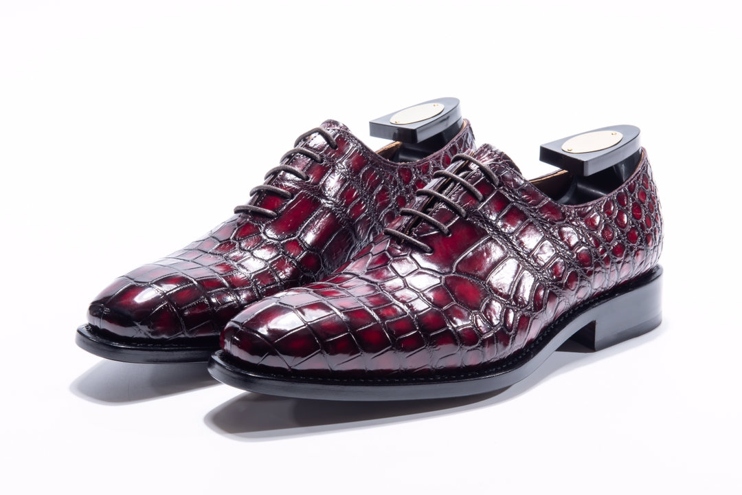 Genuine Crocodile Lace Up Oxford Shoe BMBAS12013 image 5