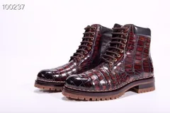 Genuine Crocodile High-Top Formal Boots BMBAS12029 image 3