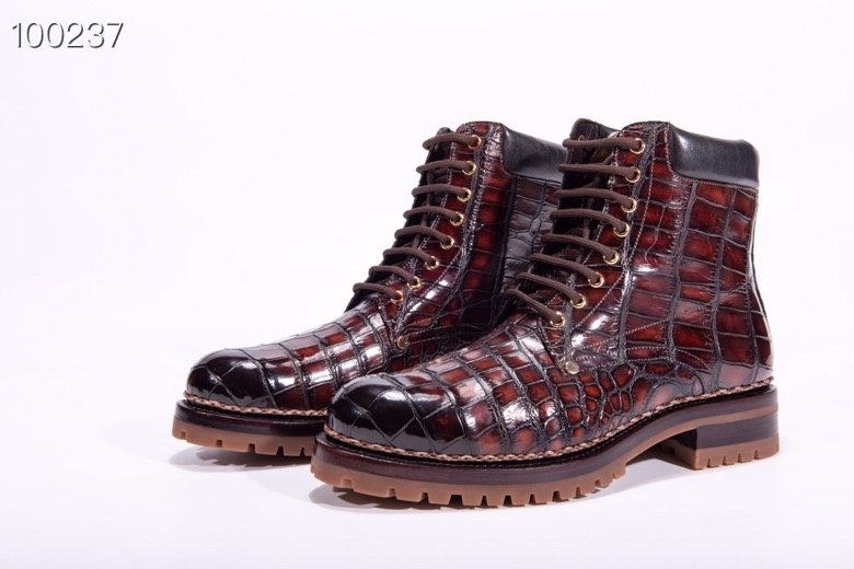 Genuine Crocodile High-Top Formal Boots BMBAS12029 image 3