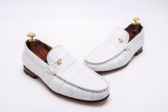 Men’s Penny Loafers Crocodile Boat Shoes BMWAS12039 image 4