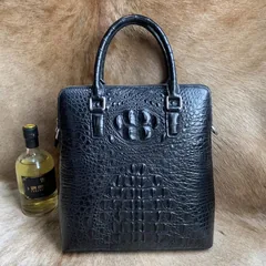 Crocodile Leather Portrait Briefcase XMBAB12018 image 3