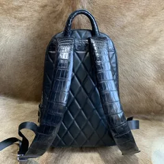 Casual Crocodile Leather Backpack XMBAB12030 image 4