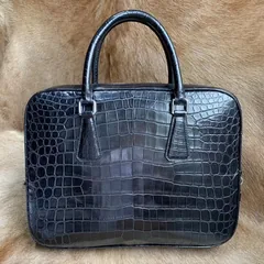 Business Handbag Crocodile Genuine Leather XMBAB12004 image 4
