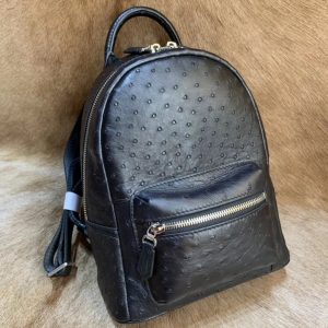 Leather Bags China Ostrich Pattern Backpack