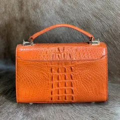 Full Leather Handbag Crocodile Shoulder Bag XFOAB12038 image 4