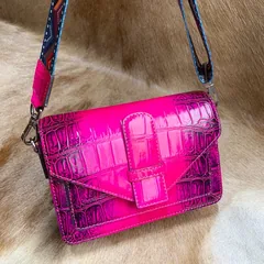 Colorful Chain Alligator Leather Shoulder Bags XFCAB12040 image 5