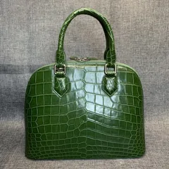Alligator Double Handle Shell Bag Tote Bag XFGAB12045 image 4