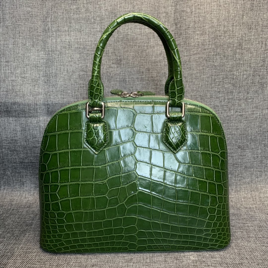 Alligator Double Handle Shell Bag Tote Bag XFGAB12045 image 4